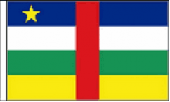 Central African Republic Hand Waving Flags